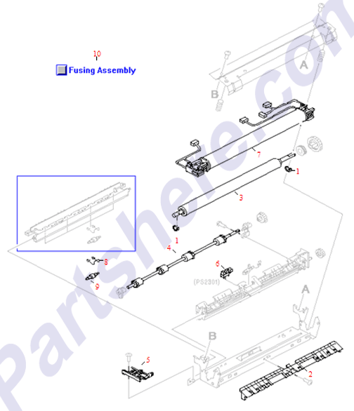 HP parts picture diagram for RG5-5559-110CN, RG5-5569-110CN, RG5-5560-070CN, RG5-5570-070CN, RG5-5559-000CN-R, RG5-5559-110CN-R, RG5-5569-110CN-R, RF5-2609-000CN, RG5-5570-070CN-C, C7058-69003-R, C7058-69003-C, RG5-5559-000CN-C, RG5-5559-110CN-C, RG5-5569-110CN-C, RB2-2973-000CN, C7058-69003, RG5-5559-000CN, RB2-6372-020CN-R, RB2-6374-000CN-R, RB2-6357-000CN, RB2-6369-000CN, RB2-6372-020CN, RB2-6374-000CN, RB2-2978-000CN, RG5-5570-070CN-R, RB2-6372-020CN-C, RB2-6374-000CN-C